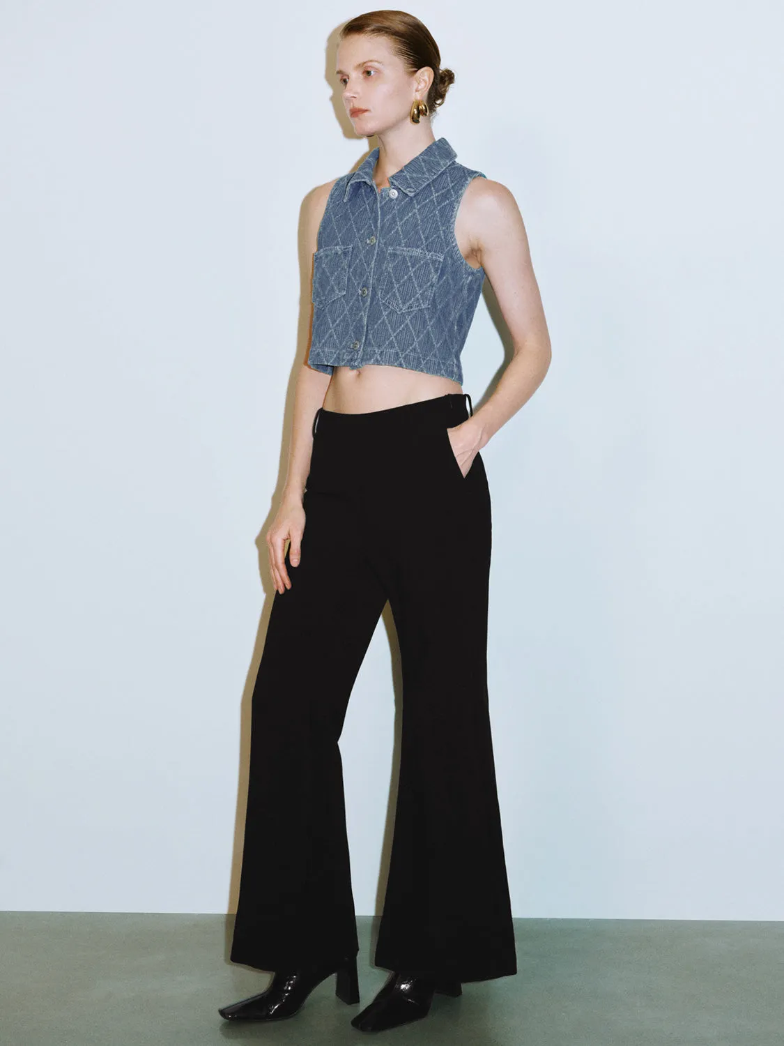 Sleeveless Denim Jackets sold by Urban Revivo product image thumbnail 5