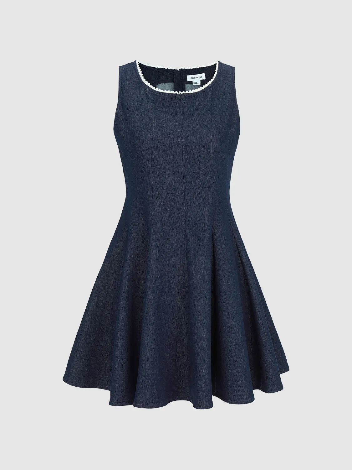 Sleeveless Denim Dresses sold by Urban Revivo product image thumbnail 3