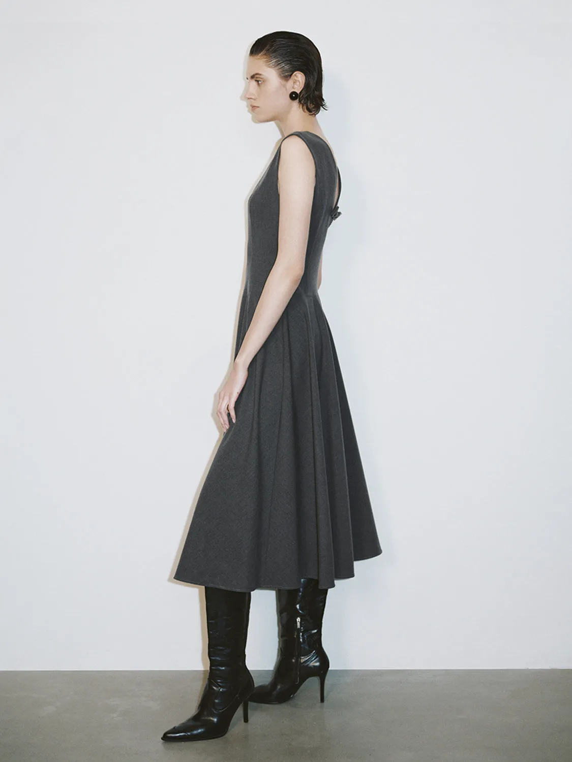 Sleeveless A-Line Dresses sold by Urban Revivo product image thumbnail 4