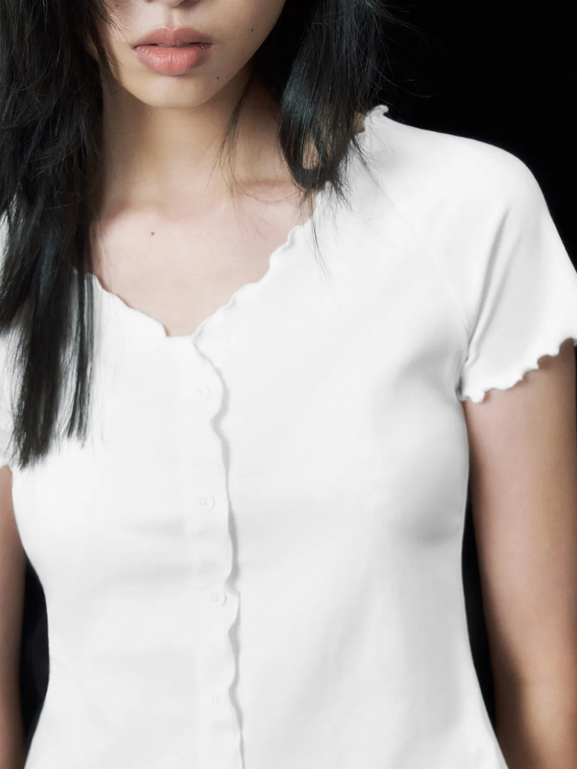 Skinny Short Sleeve T-Shirts sold by Urban Revivo product image thumbnail 5