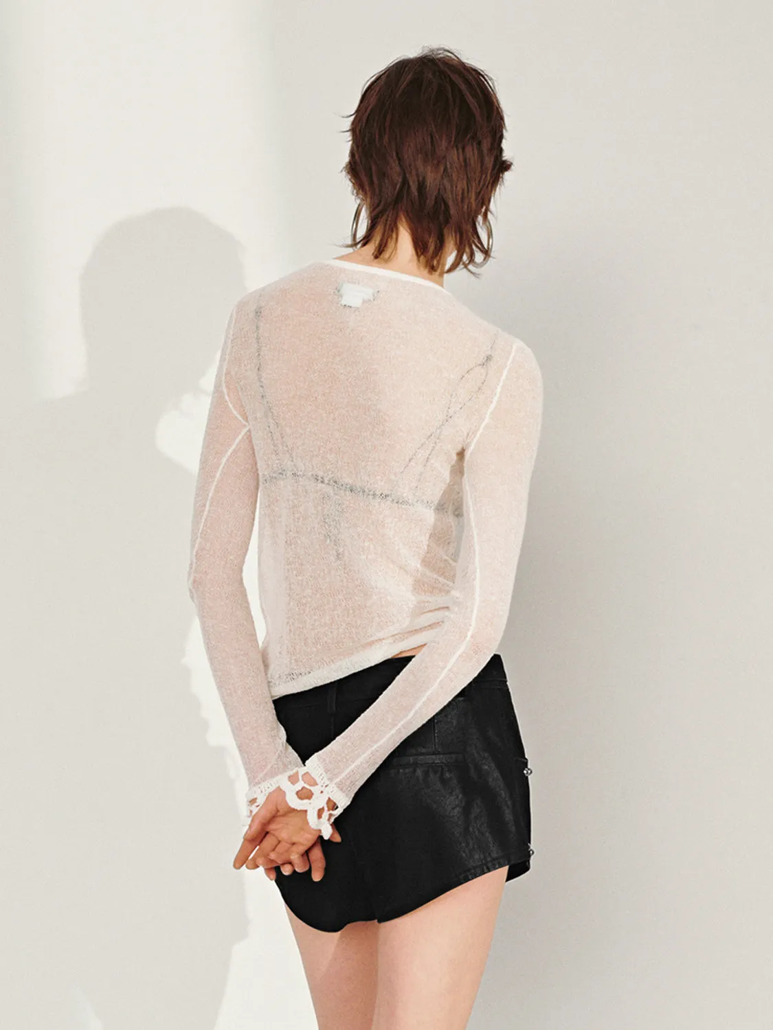 Skinny Knitted T-Shirts sold by Urban Revivo product image thumbnail 2