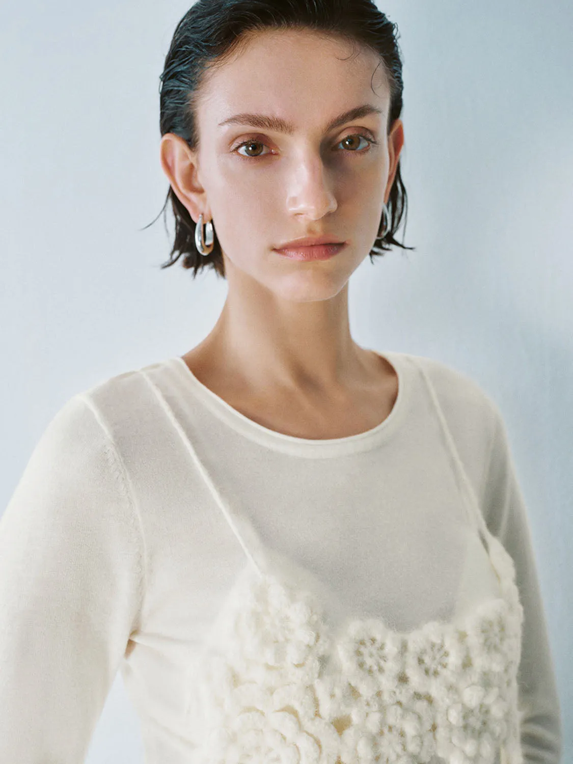 Skinny Knitted T-Shirts sold by Urban Revivo product image thumbnail 3