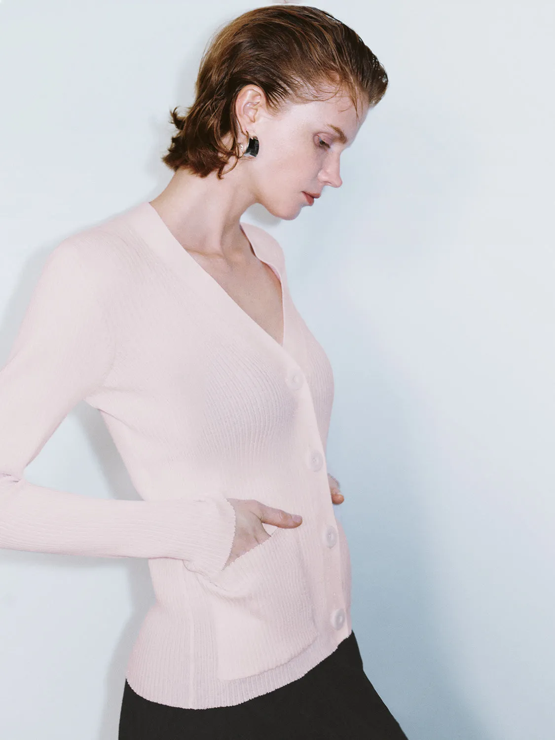 Skinny Knitted Cardigans sold by Urban Revivo product image thumbnail 3