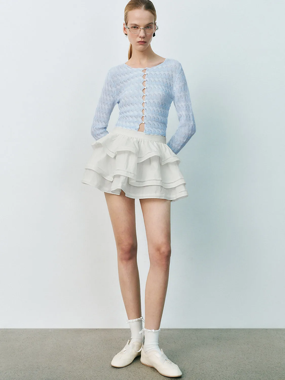 Skinny Knitted Cardigans sold by Urban Revivo product image thumbnail 4