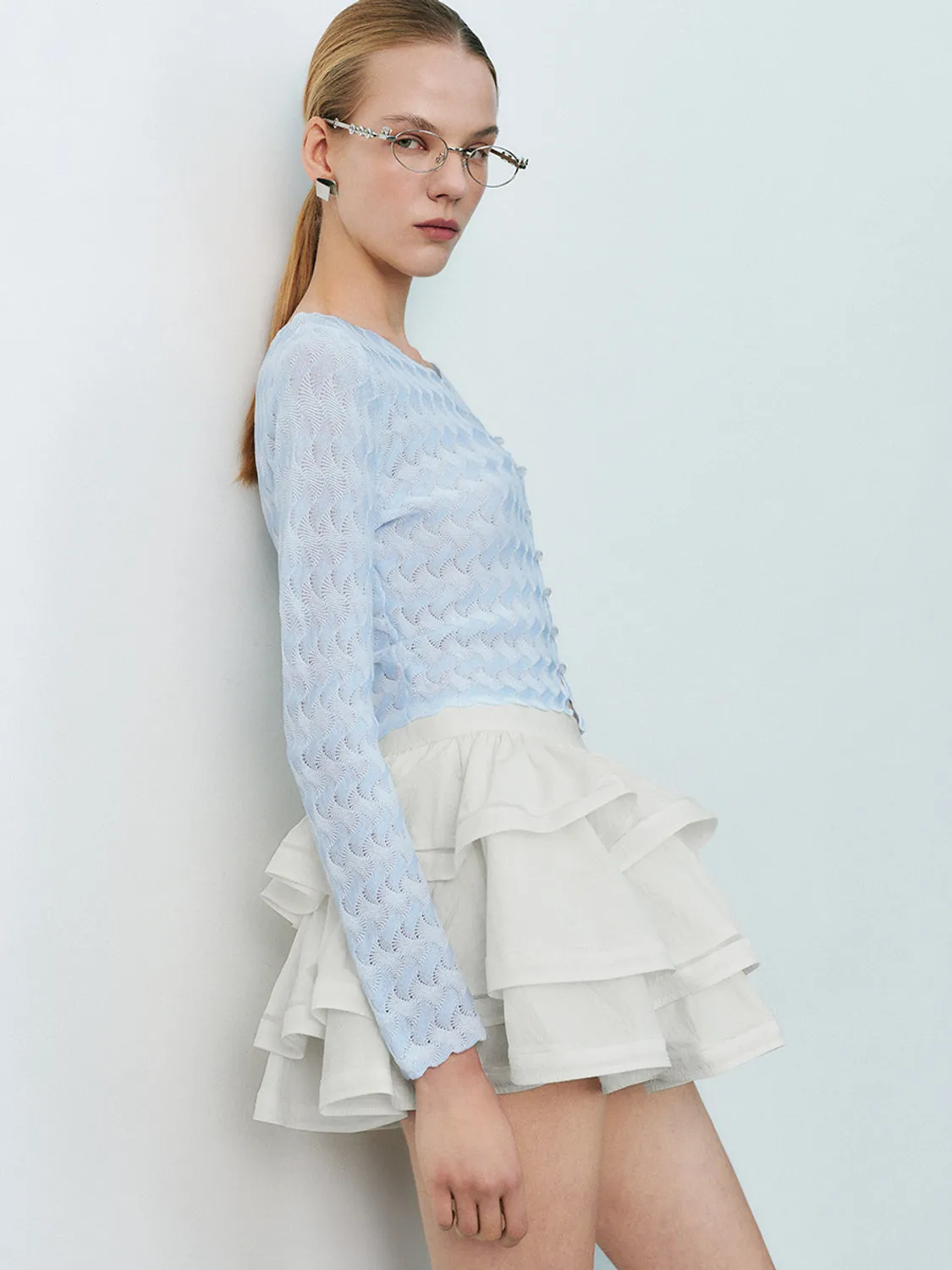 Skinny Knitted Cardigans sold by Urban Revivo product image thumbnail 3