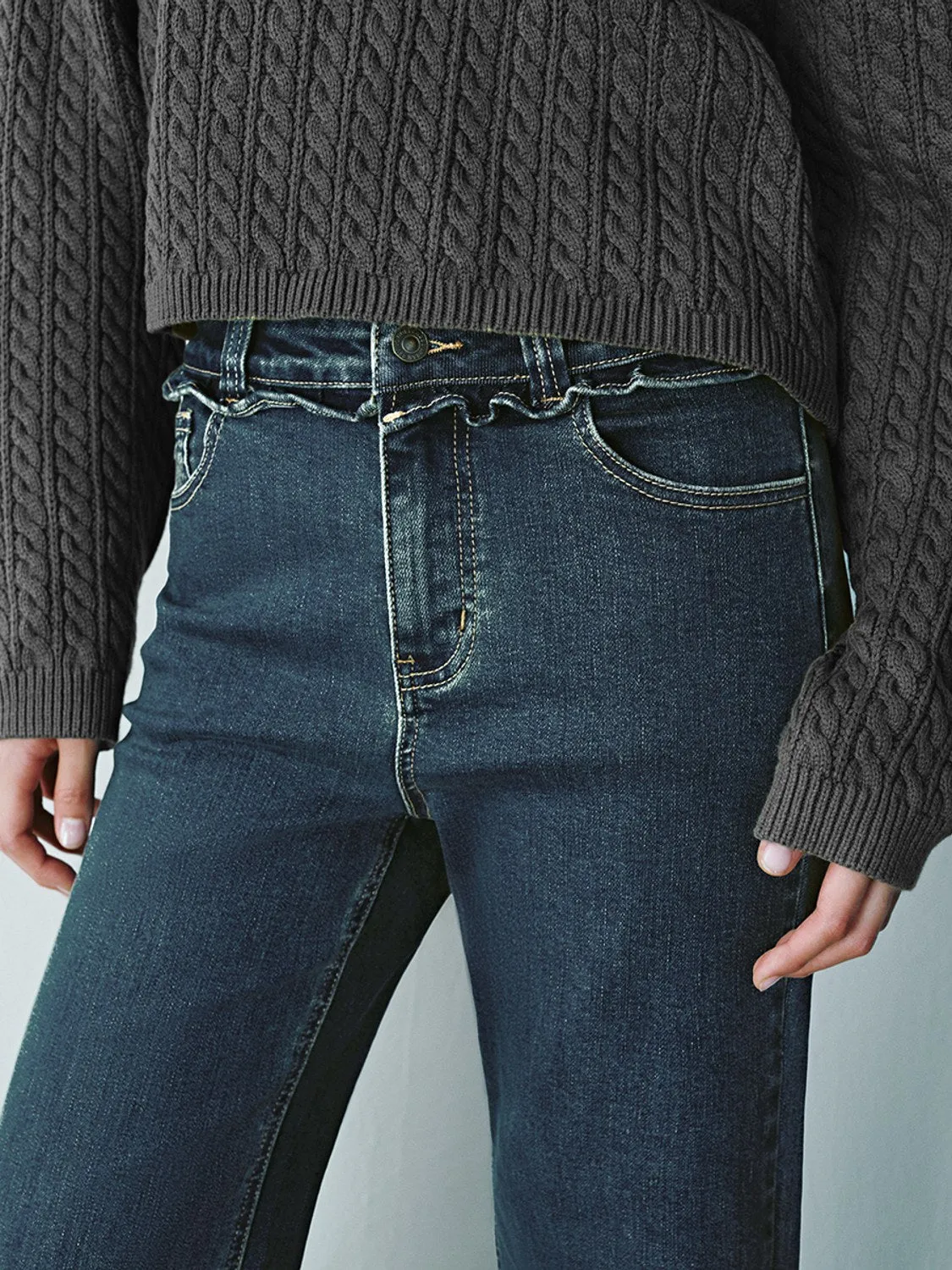 Skinny Denim Jeans sold by Urban Revivo product image thumbnail 4