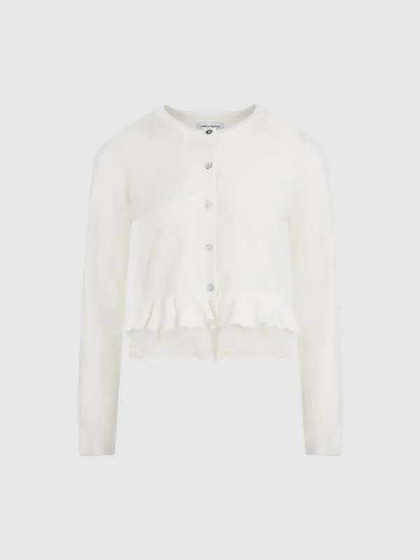Ruffle Hem Knitted Cardigans sold by Urban Revivo