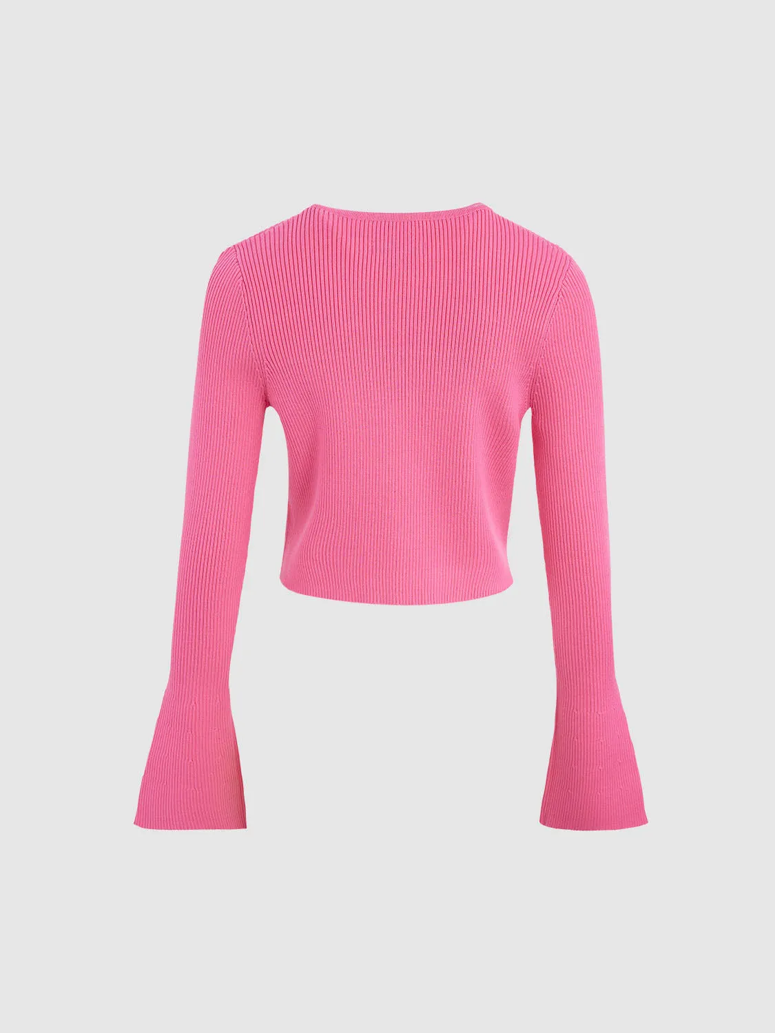 Lace Up Front Knitted Cardigans sold by Urban Revivo product image thumbnail 2