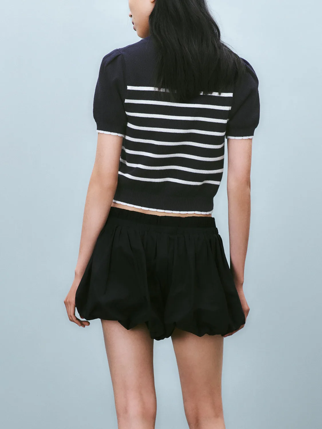 Knitted Striped T-Shirts sold by Urban Revivo product image thumbnail 2