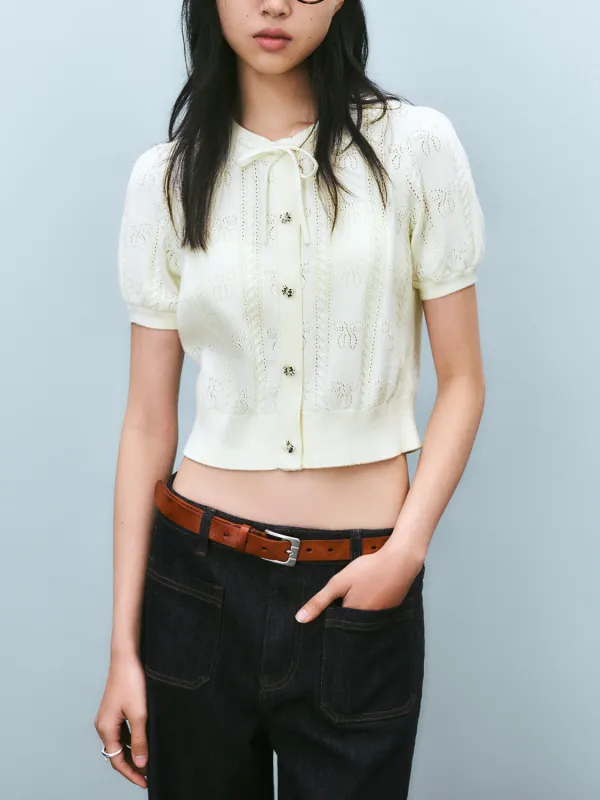 Knitted Short Sleeve Cardigans sold by Urban Revivo