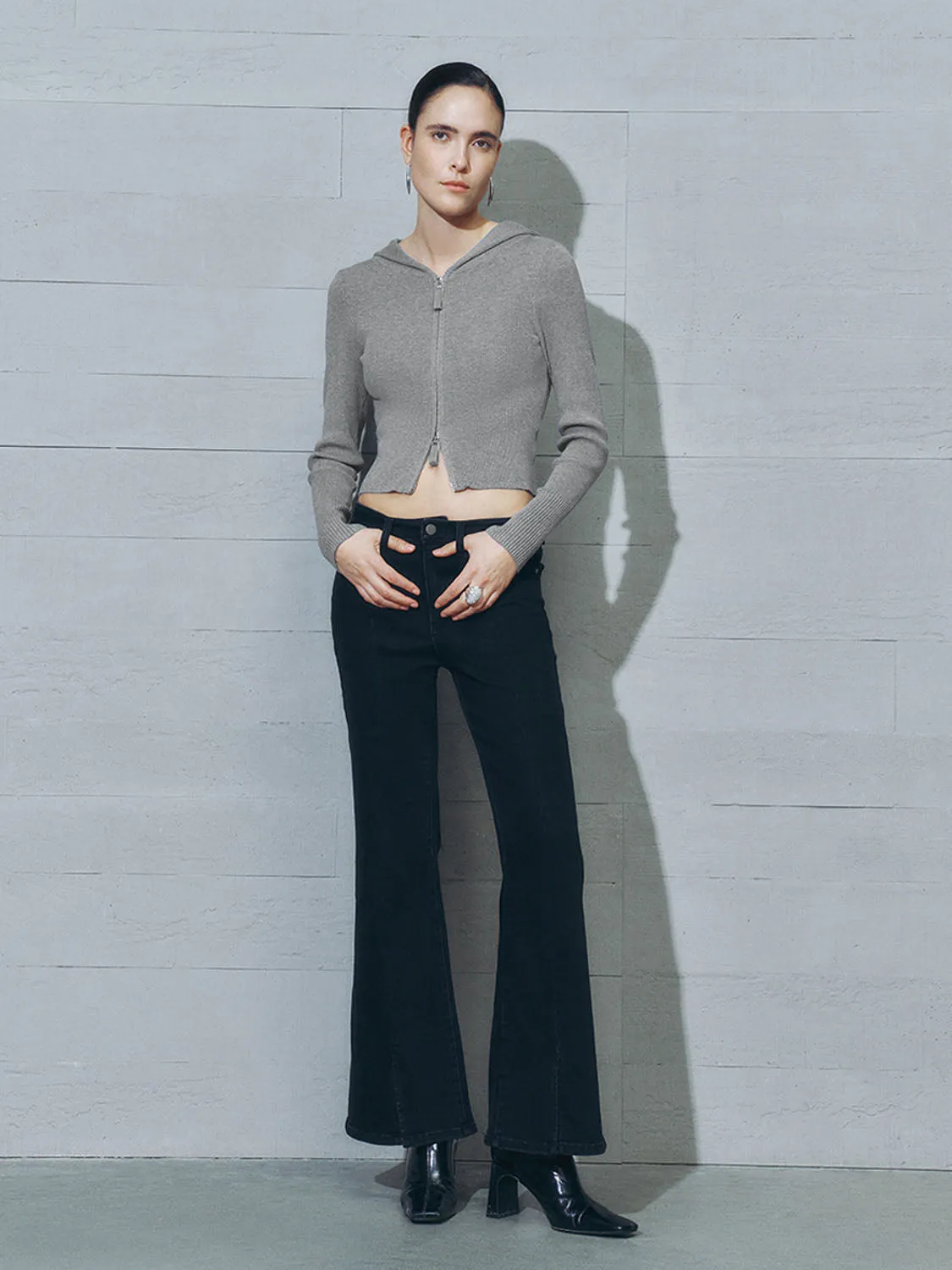 Hoodie Knitted Cardigans sold by Urban Revivo product image thumbnail 4