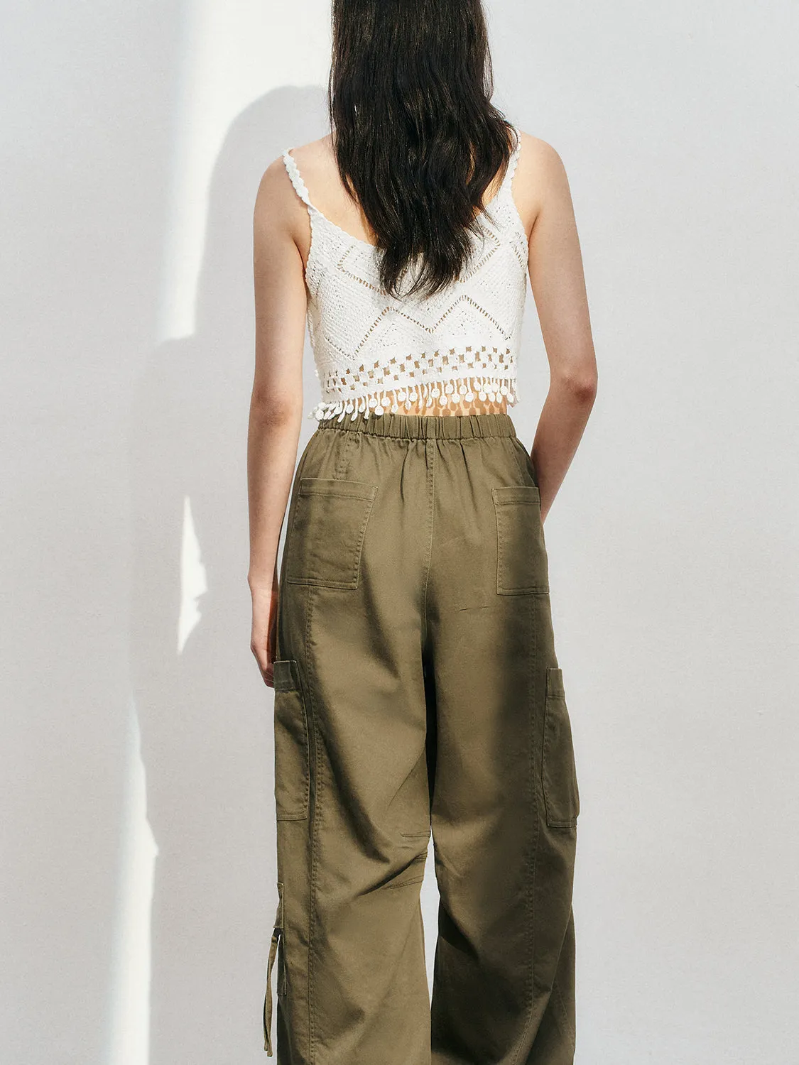 Floral Knitted Cami Tops sold by Urban Revivo product image thumbnail 2