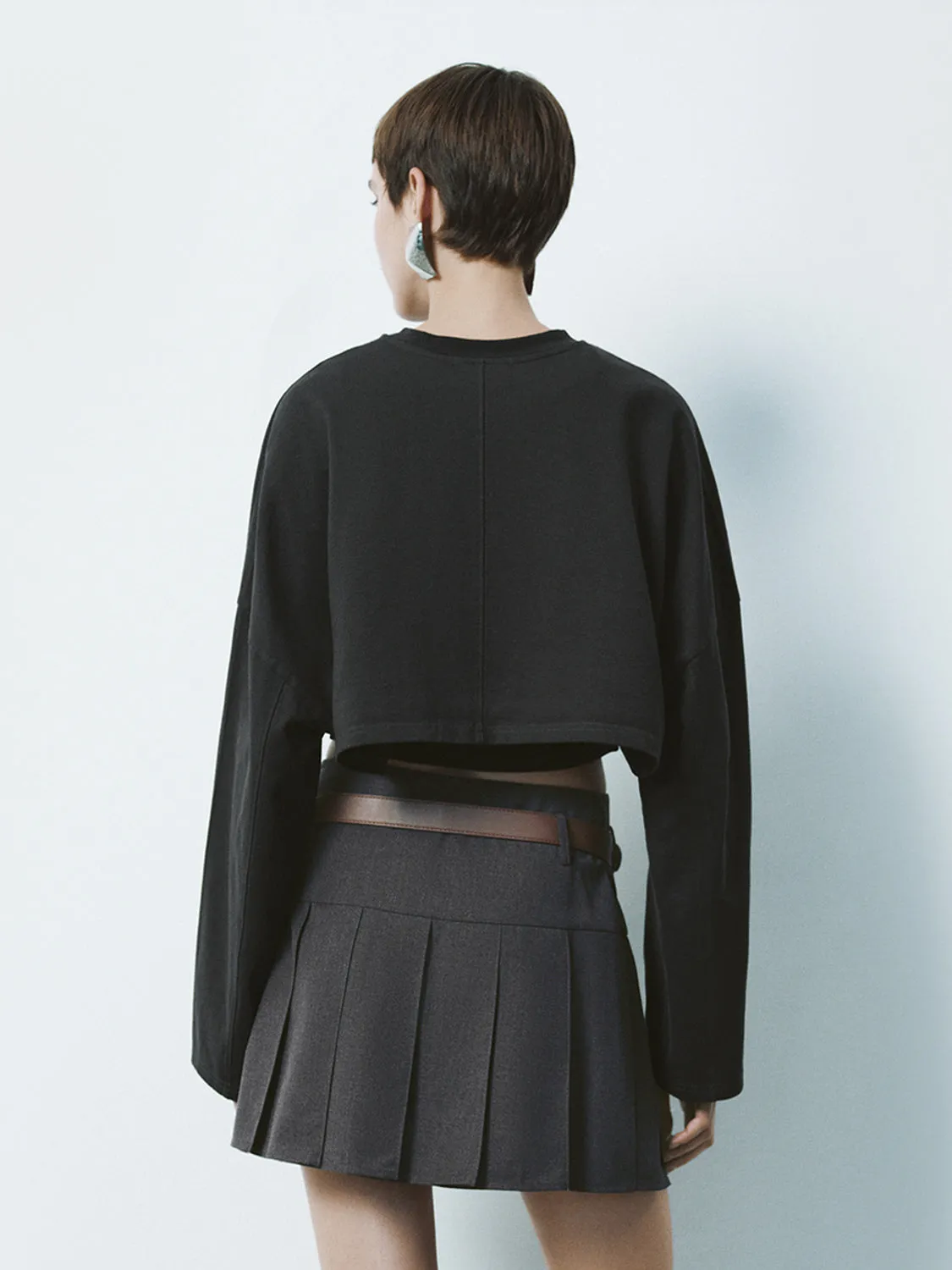 Cropped Oversized T-Shirts sold by Urban Revivo product image thumbnail 2