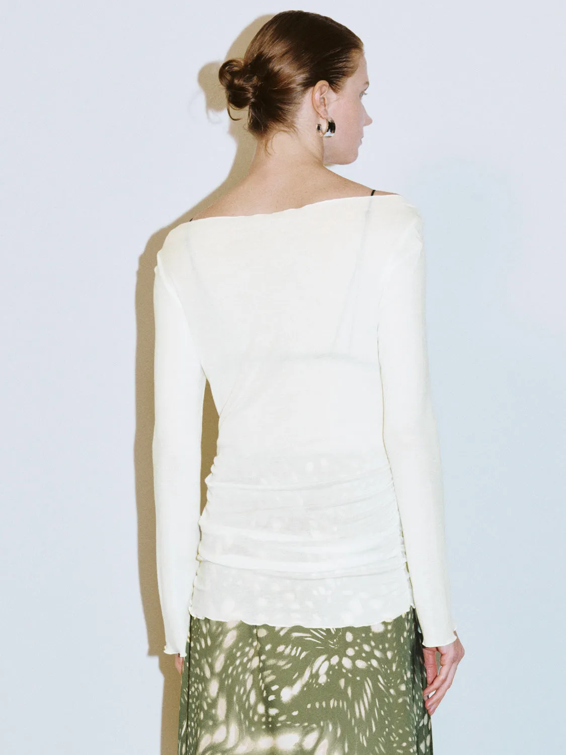Cowl Neck Skinny T-Shirts sold by Urban Revivo product image thumbnail 2