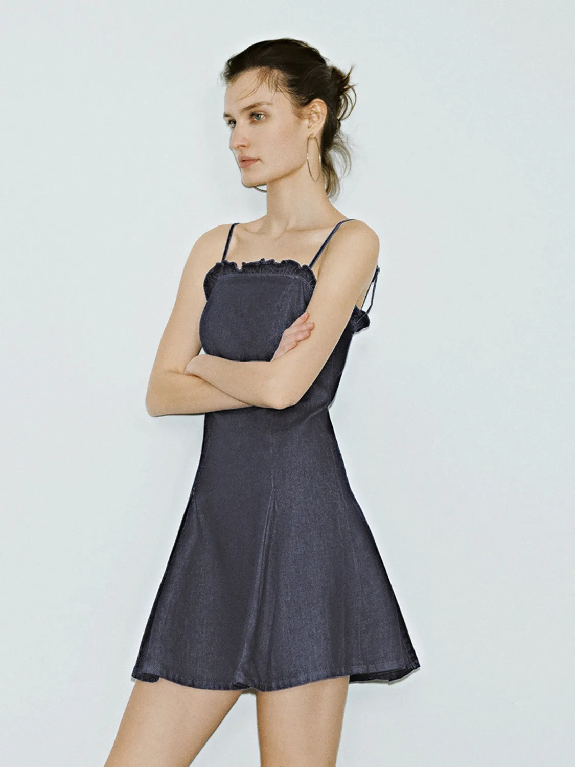 Cami Denim Dresses sold by Urban Revivo product image thumbnail 4
