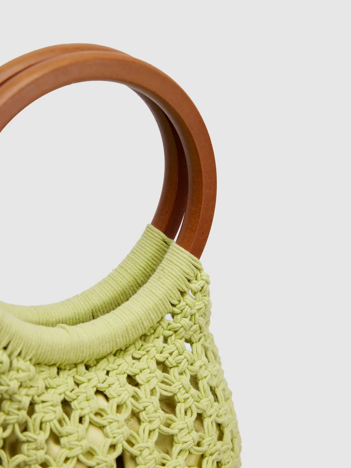 Ring Handle Crochet Handbags sold by Urban Revivo product image thumbnail 4