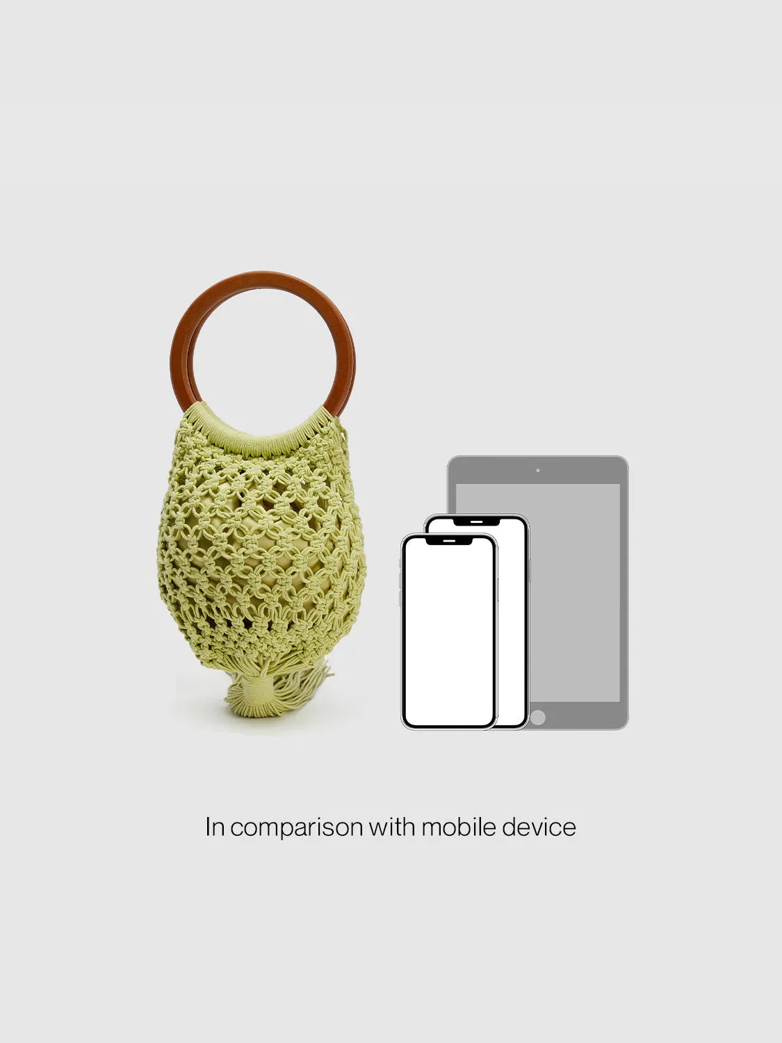 Ring Handle Crochet Handbags sold by Urban Revivo product image thumbnail 5