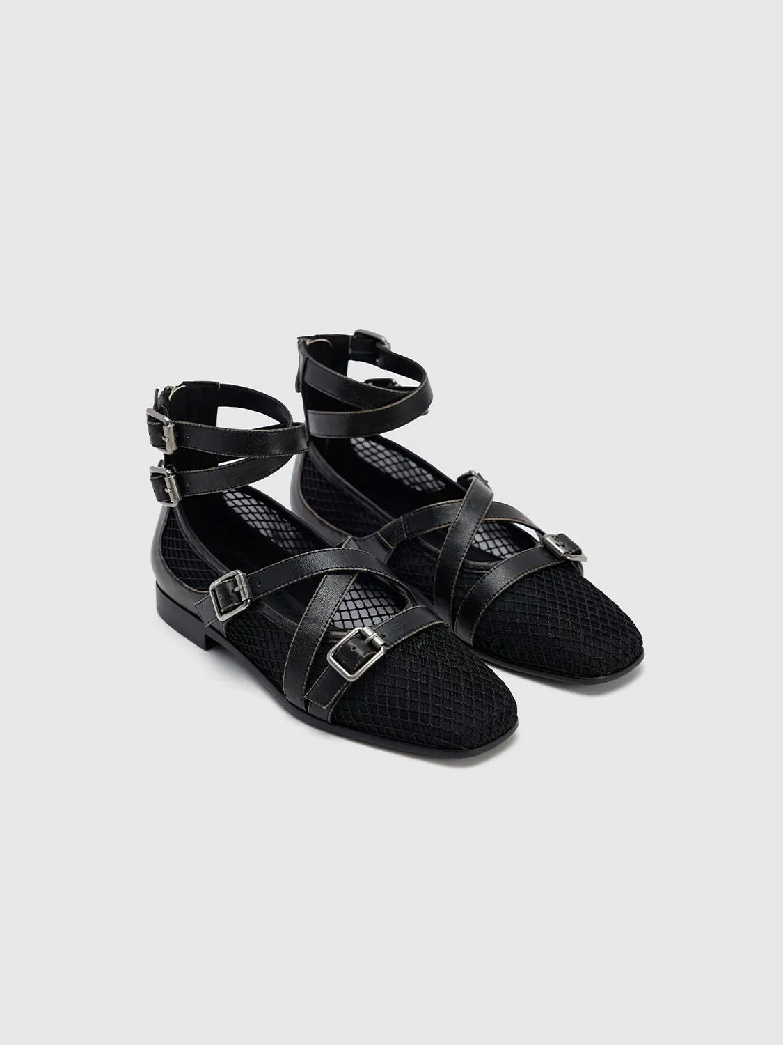 Buckle Ballet Pumps sold by Urban Revivo