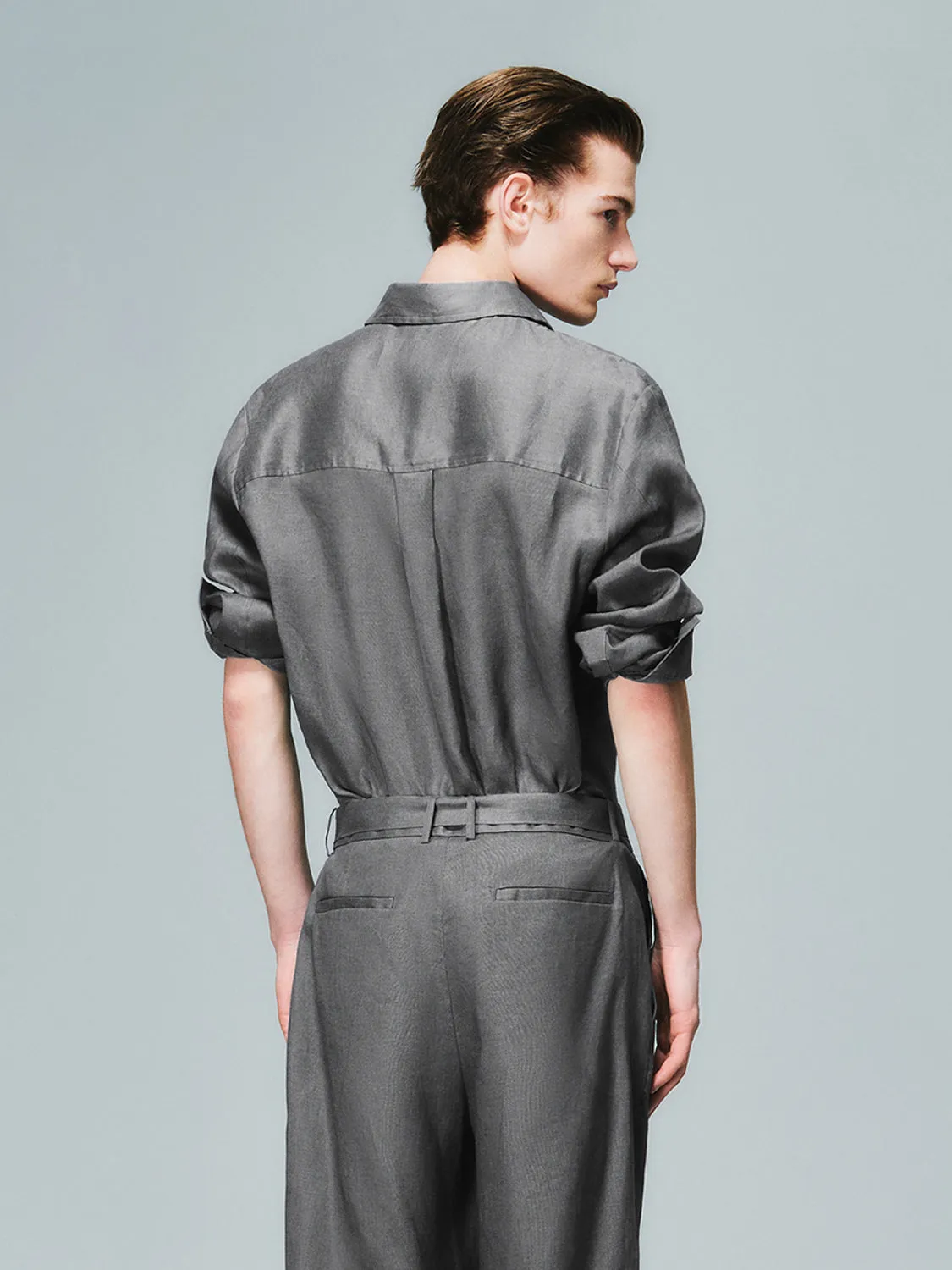 Loose Long Sleeve Shirts sold by Urban Revivo product image thumbnail 2