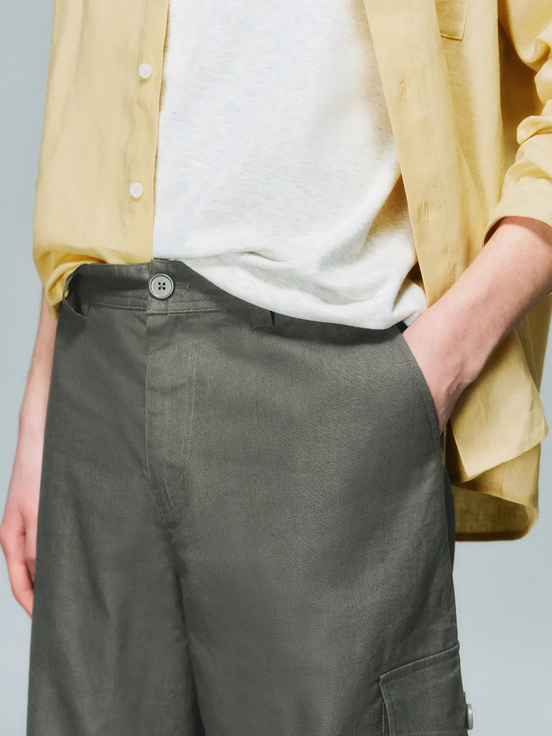 Wide-Leg Pants sold by Urban Revivo product image thumbnail 4