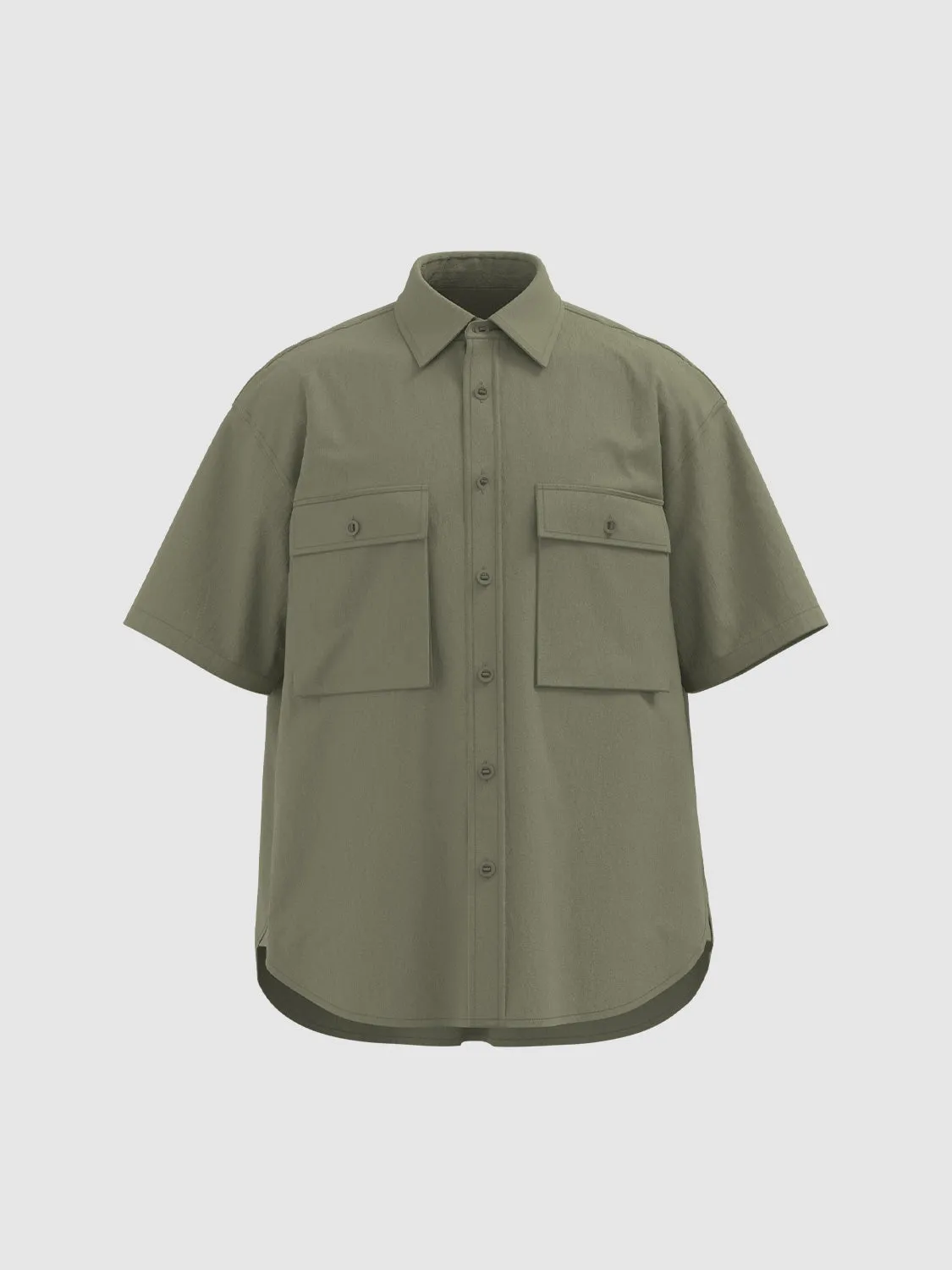 Loose Flap Pocket Shirts sold by Urban Revivo