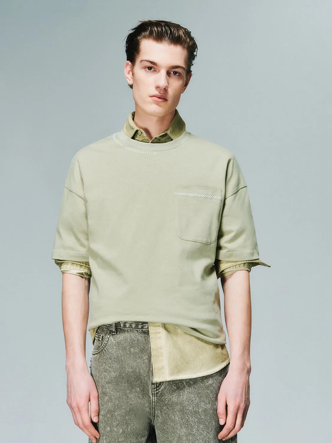 Loose Short Sleeve T-Shirts sold by Urban Revivo