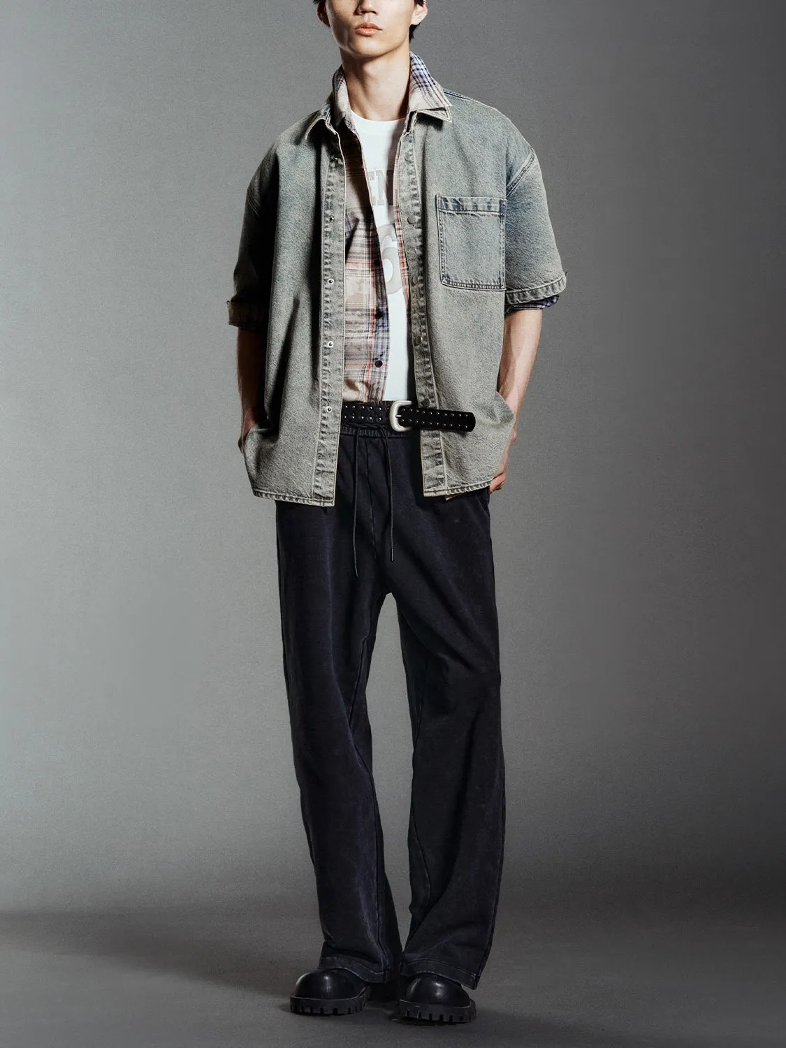 Loose Denim Shirts sold by Urban Revivo product image thumbnail 4