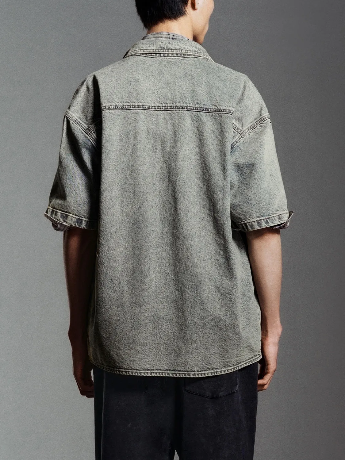 Loose Denim Shirts sold by Urban Revivo product image thumbnail 2