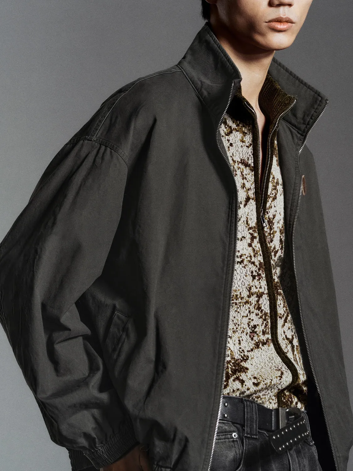 Stand Collar Jackets sold by Urban Revivo product image thumbnail 3