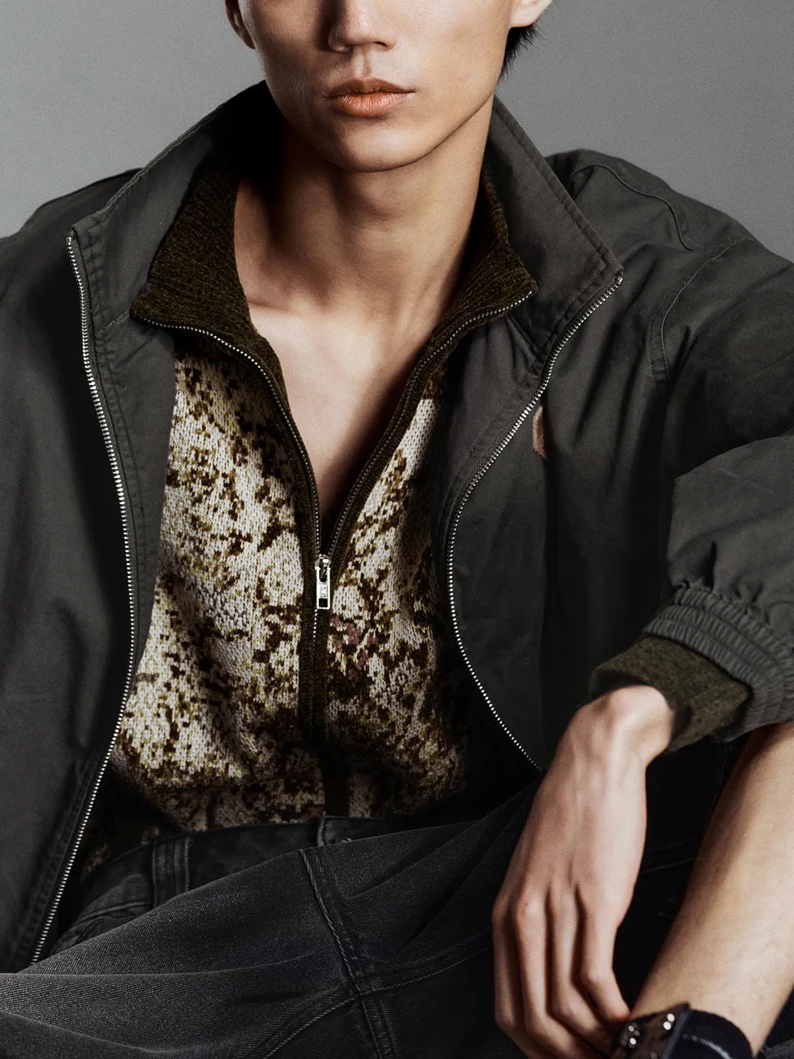 Stand Collar Jackets sold by Urban Revivo product image thumbnail 5