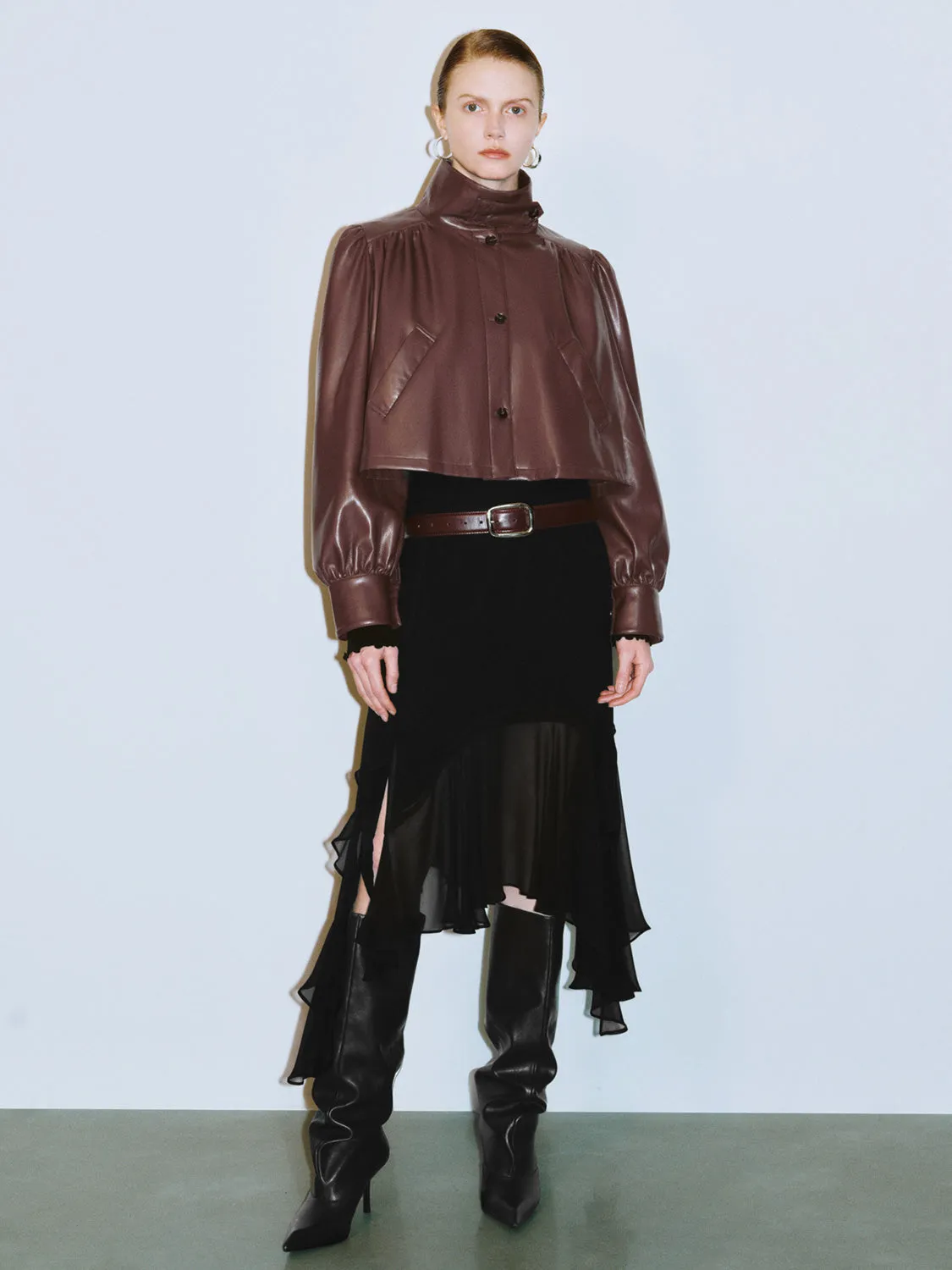 Stand Collar Jackets sold by Urban Revivo product image thumbnail 4