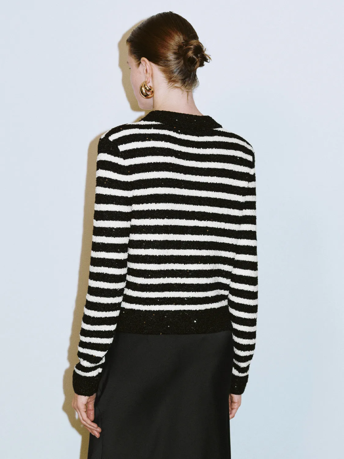Striped Knitted Cardigans sold by Urban Revivo product image thumbnail 2