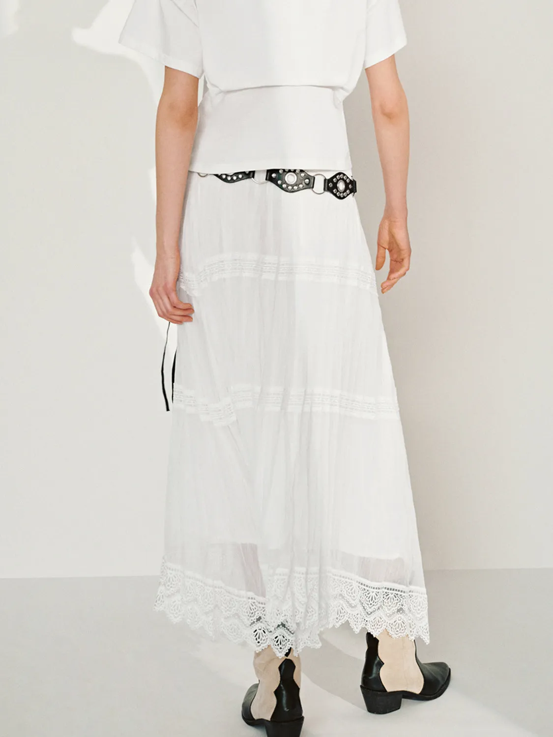 Lace A-Line Skirts sold by Urban Revivo product image thumbnail 3