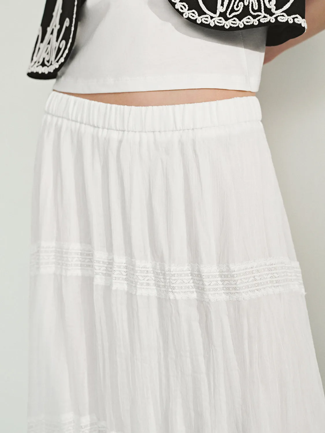 Lace A-Line Skirts sold by Urban Revivo product image thumbnail 4