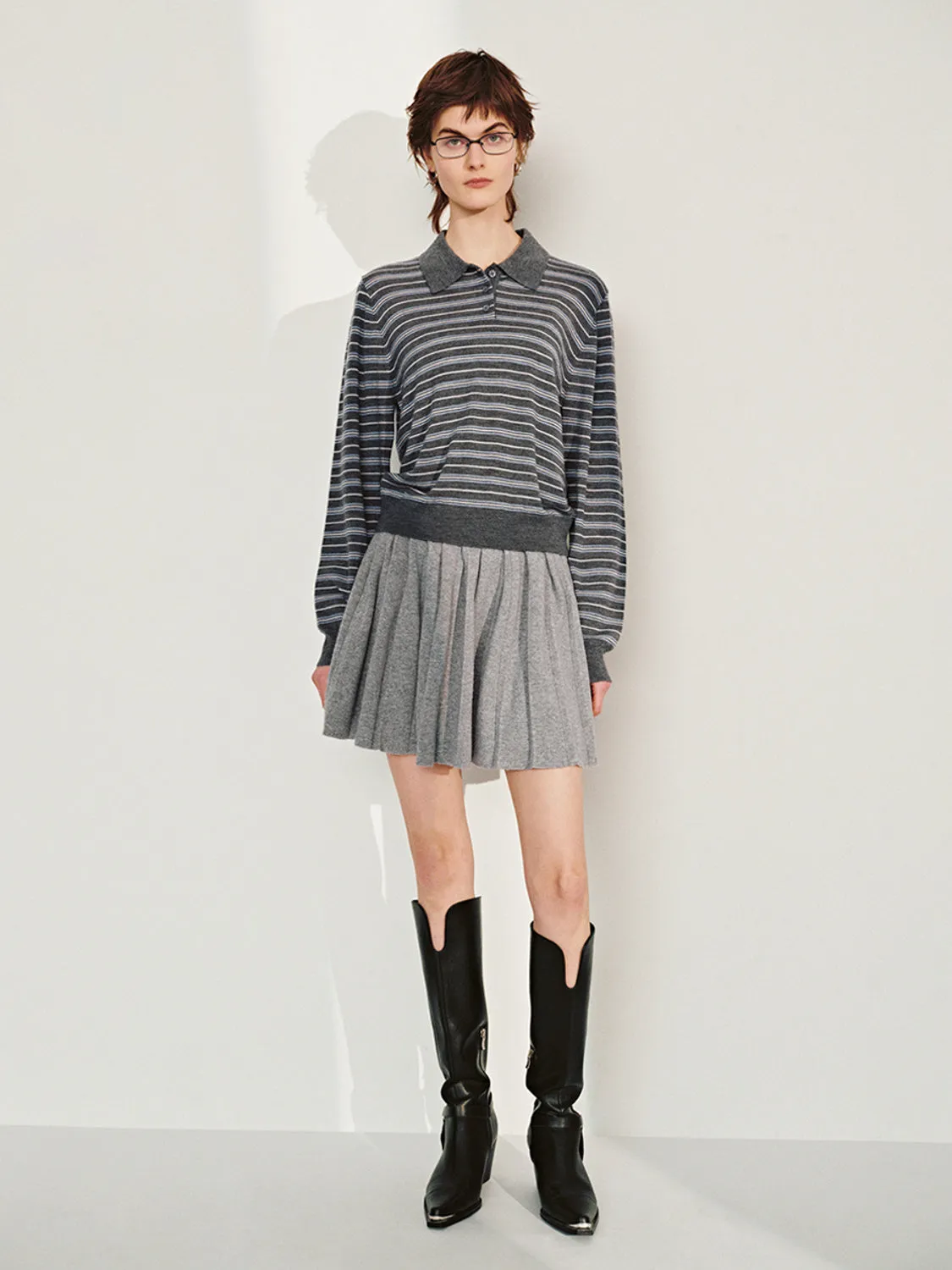 Pleated Knitted Skirts sold by Urban Revivo product image thumbnail 5