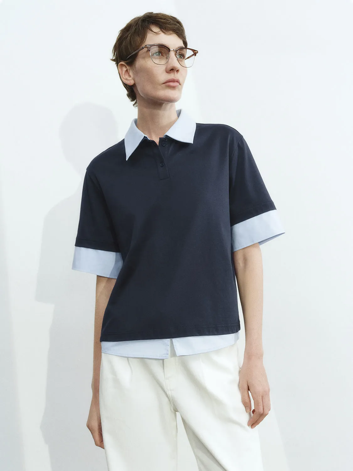 Loose Polo Shirts sold by Urban Revivo product image thumbnail 3