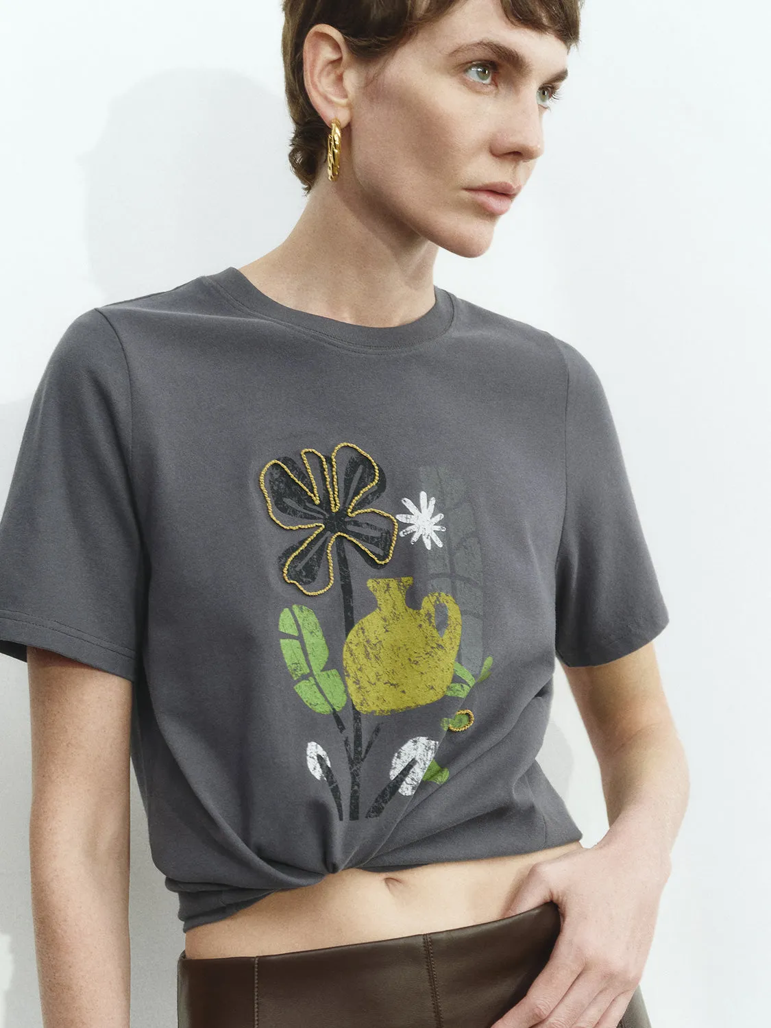 Short Sleeve T-Shirts sold by Urban Revivo product image thumbnail 5