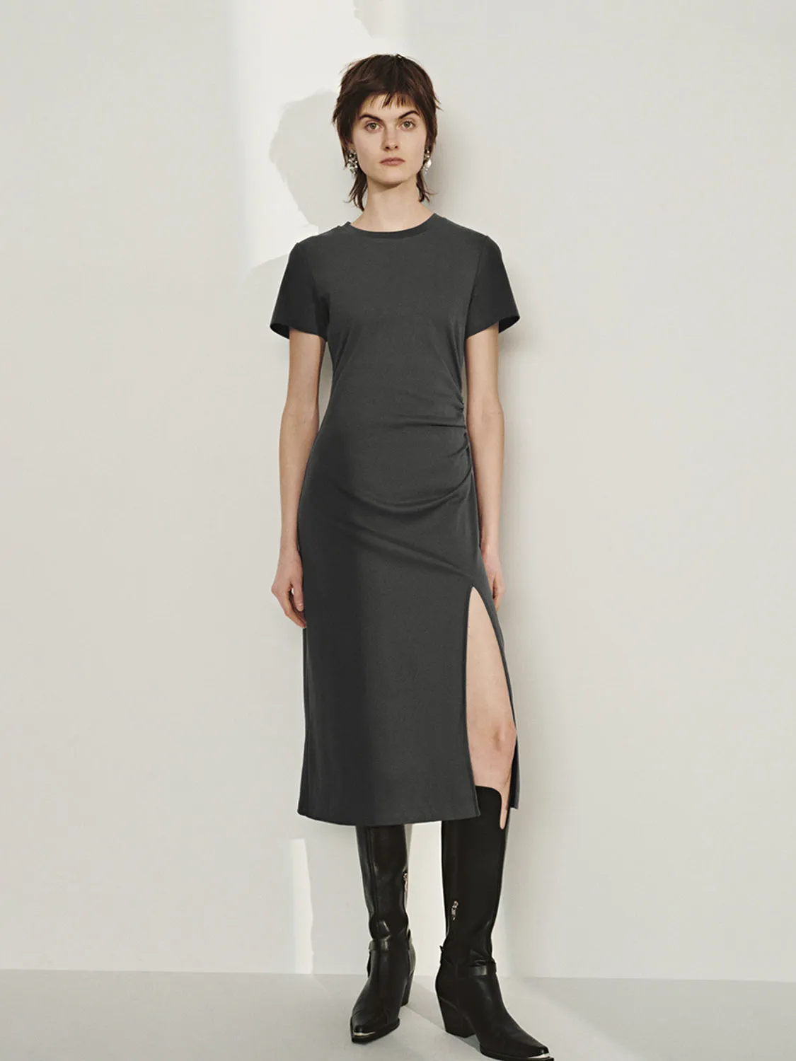 Split Hem Skater Dresses sold by Urban Revivo