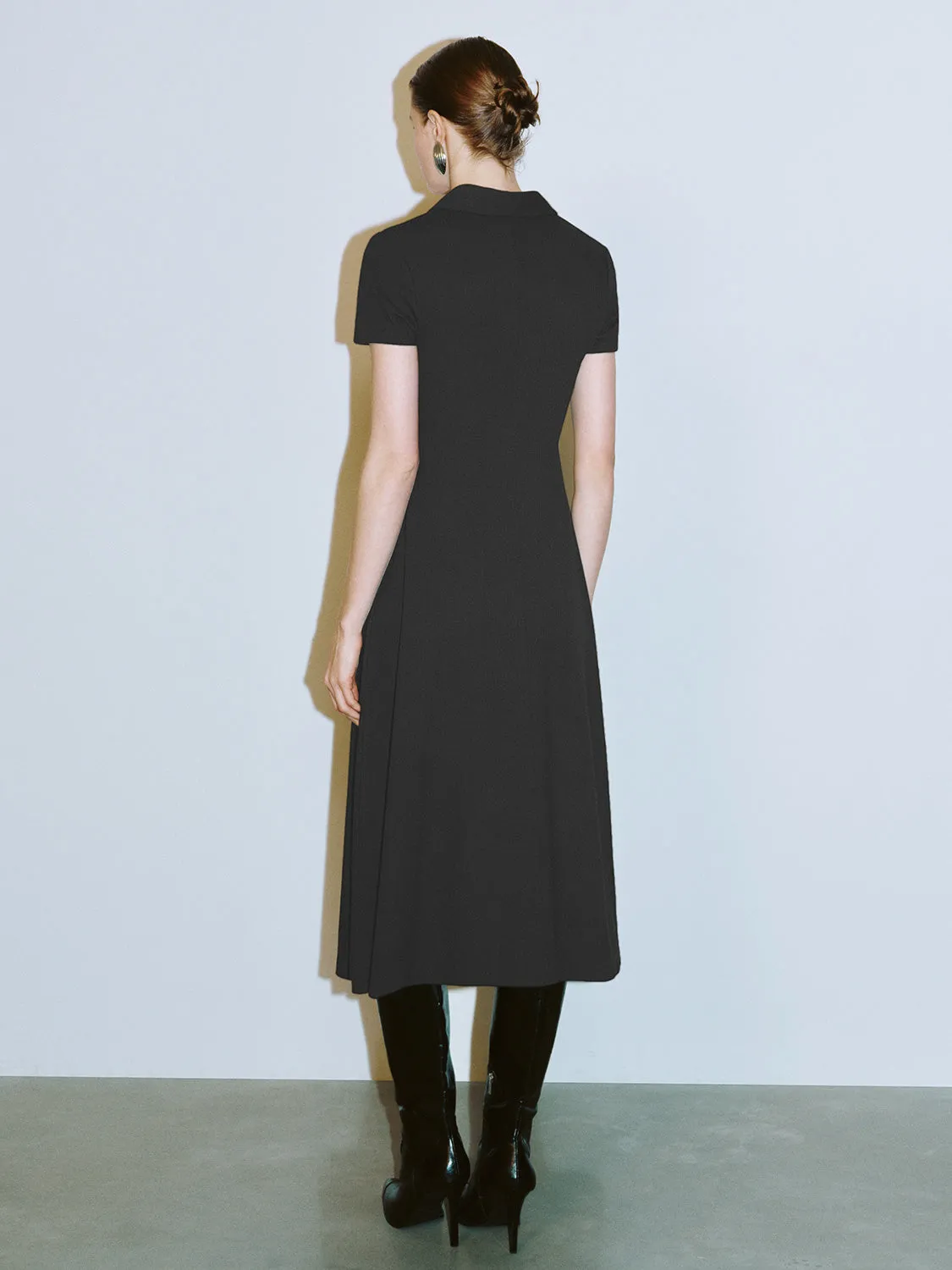 Lapel Skater Dresses sold by Urban Revivo product image thumbnail 3