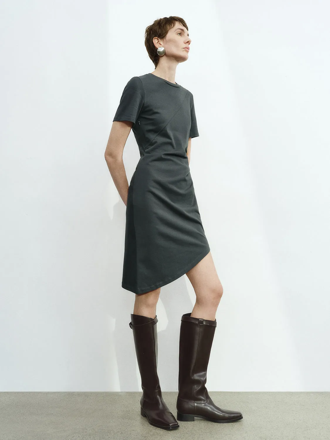 Ruched Skater Dresses sold by Urban Revivo product image thumbnail 2