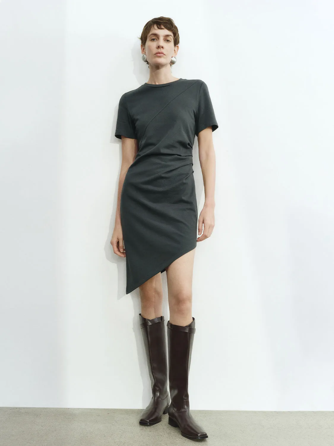 Ruched Skater Dresses sold by Urban Revivo