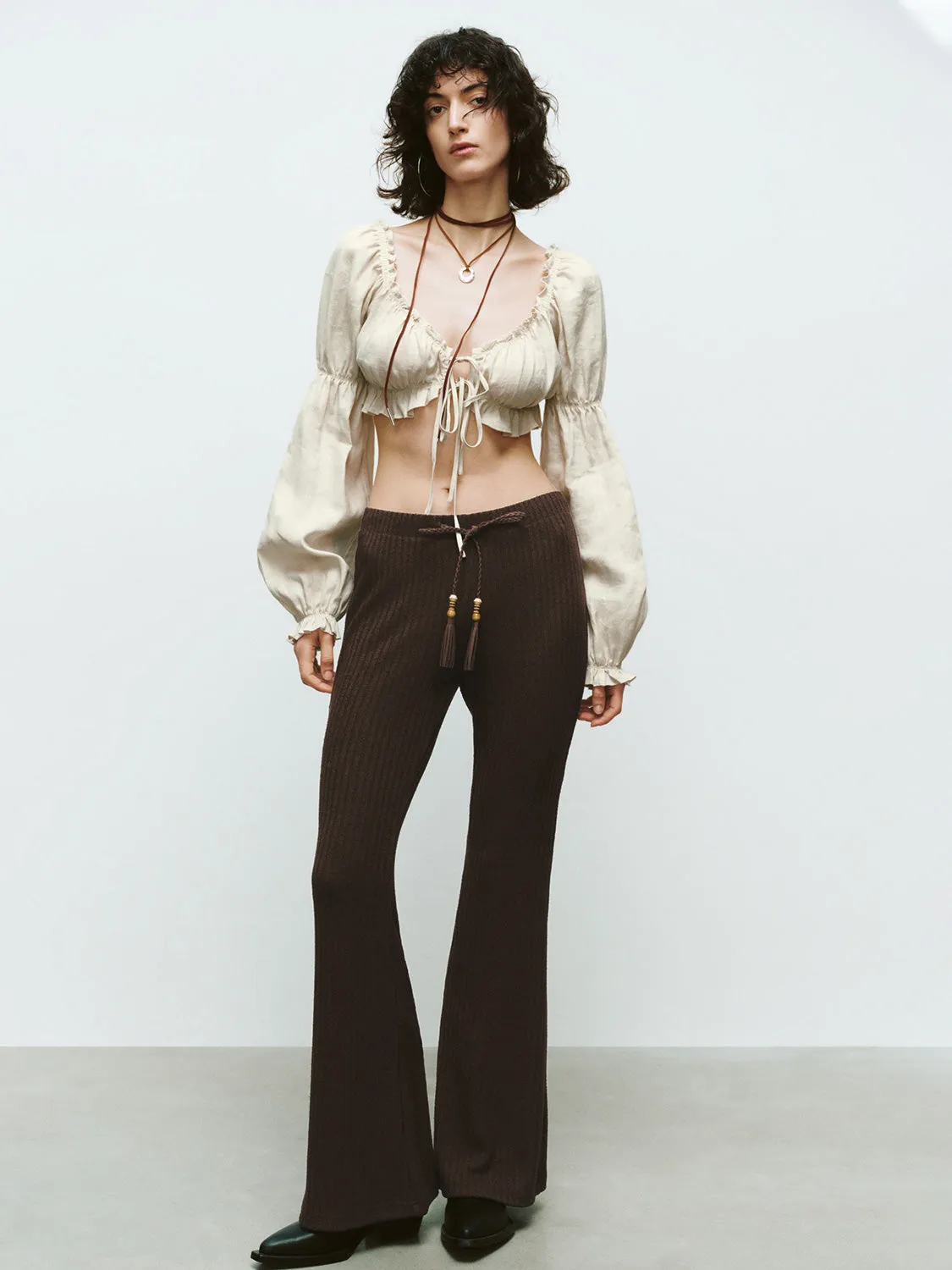 Ruffle Tie Blouses sold by Urban Revivo product image thumbnail 4