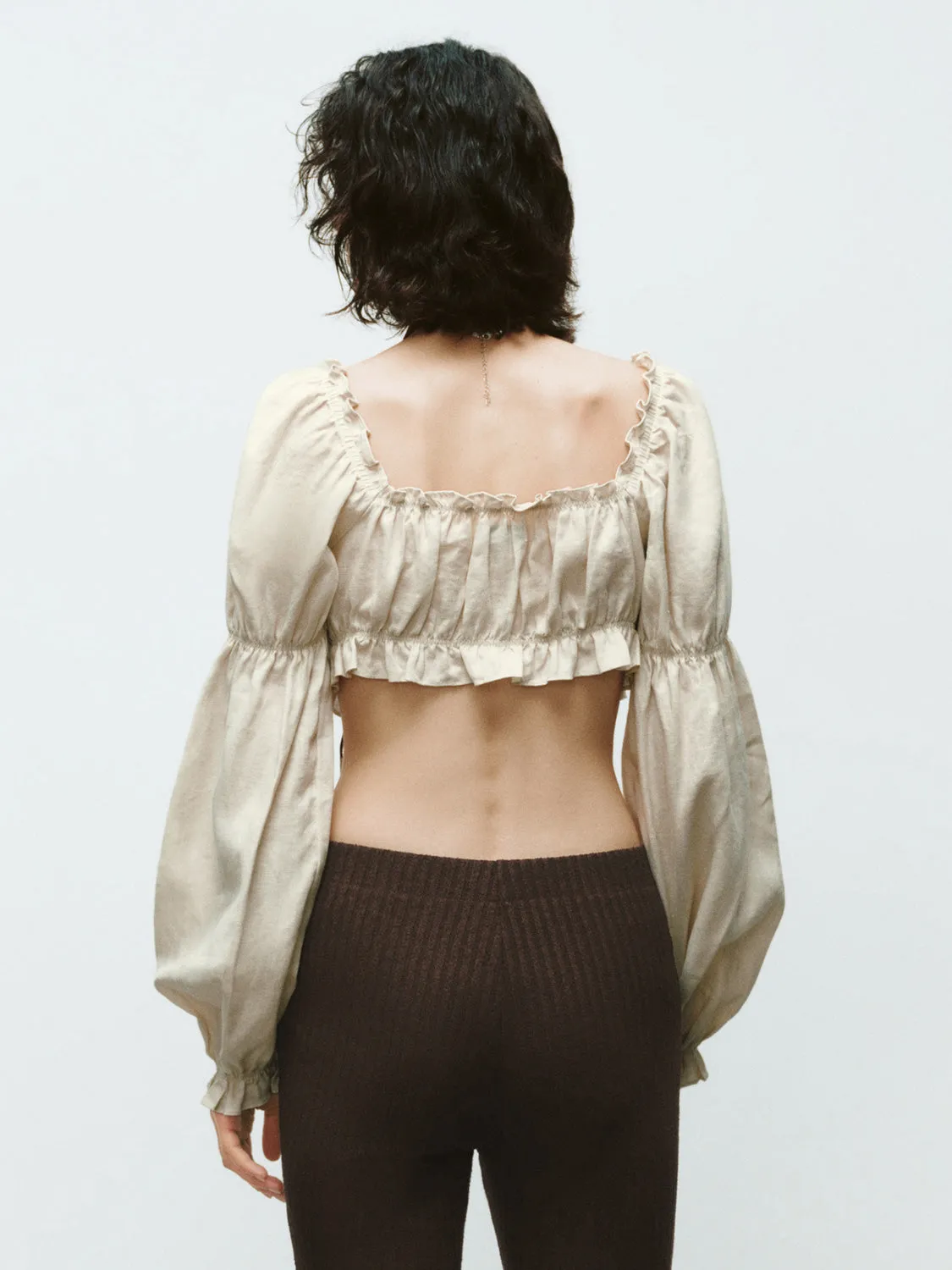 Ruffle Tie Blouses sold by Urban Revivo product image thumbnail 2