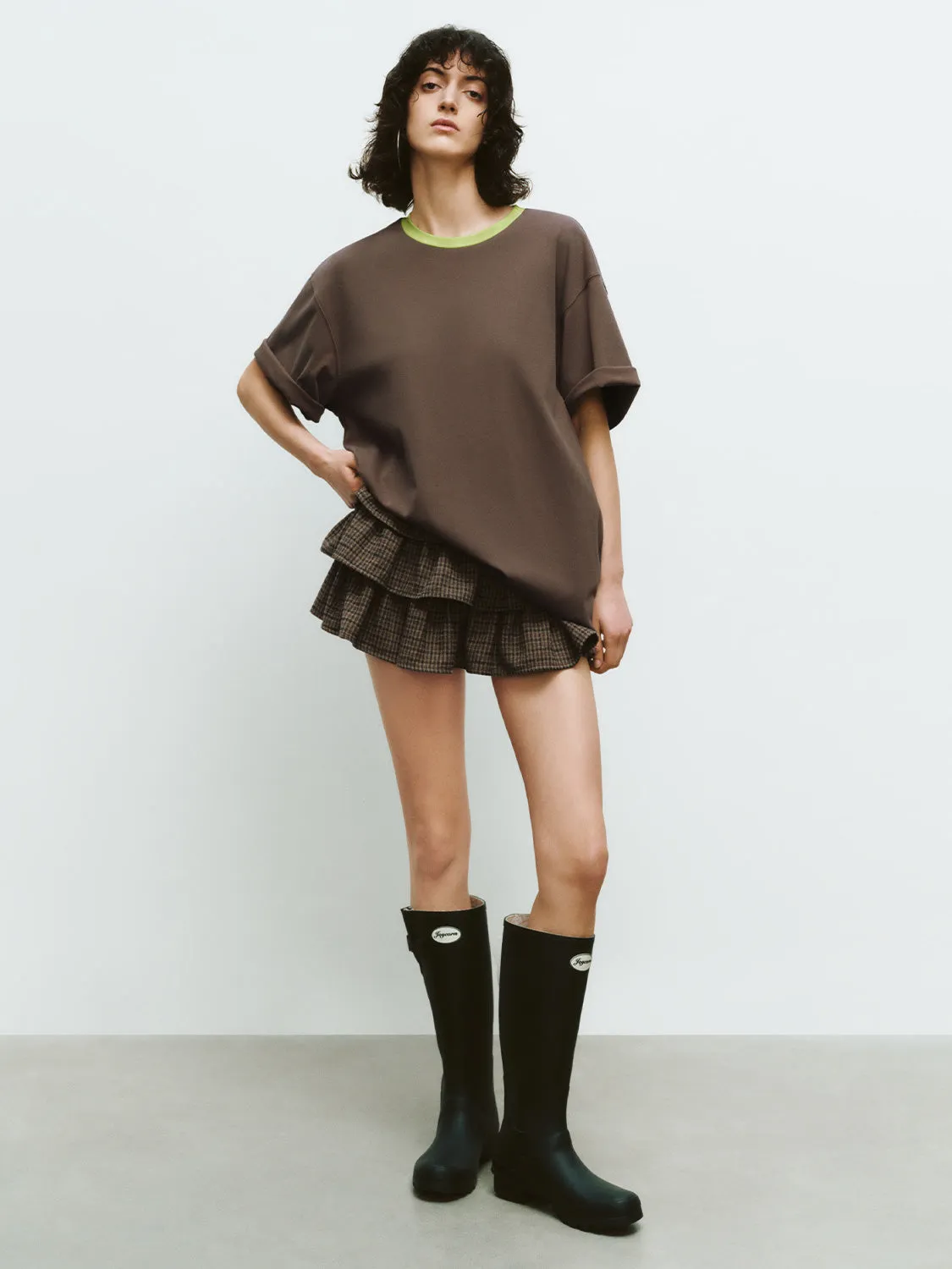 Loose Short Sleeve T-Shirts sold by Urban Revivo product image thumbnail 4