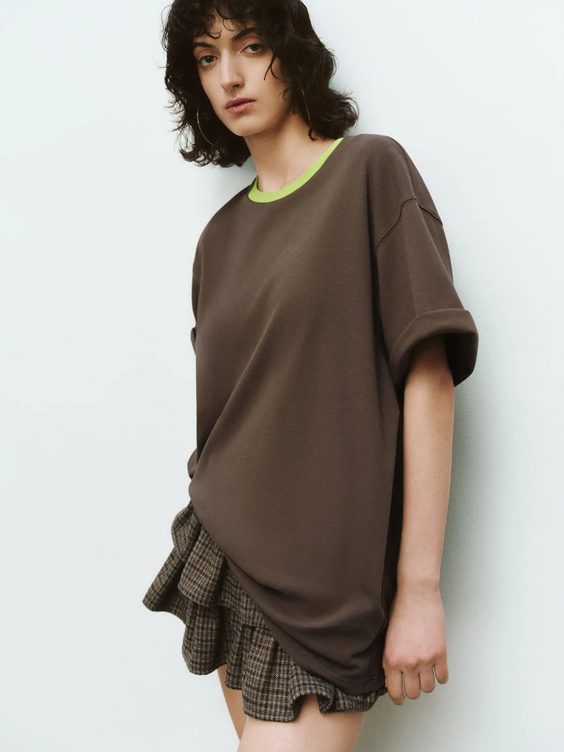 Loose Short Sleeve T-Shirts sold by Urban Revivo product image thumbnail 3