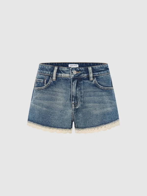 Leisure Denim Shorts sold by Urban Revivo