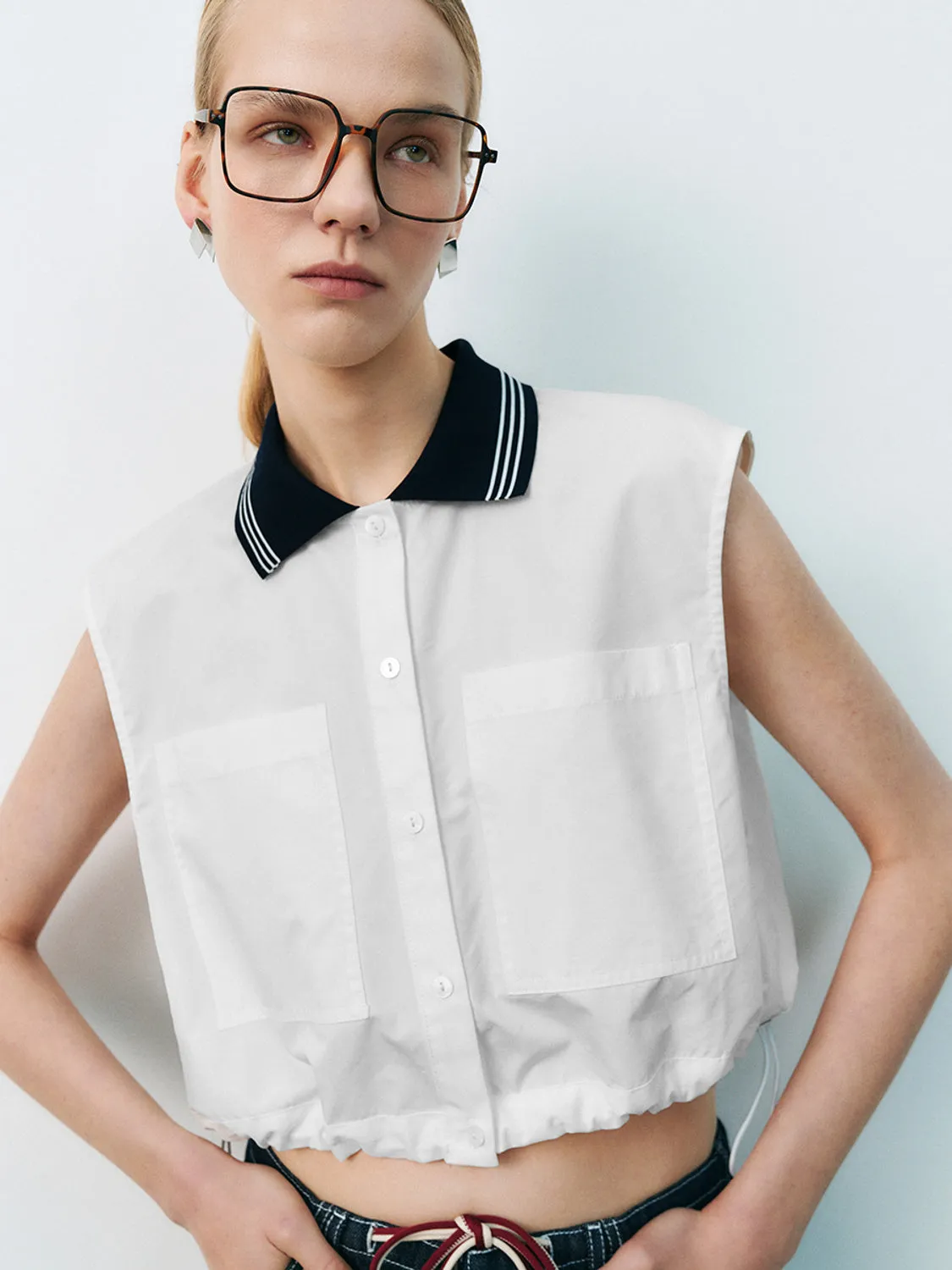 Sleeveless Shirts sold by Urban Revivo product image thumbnail 5