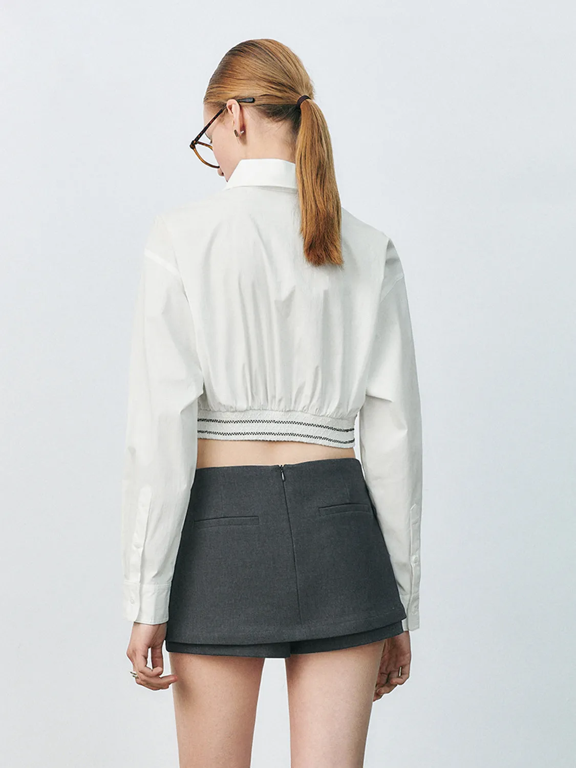 Overhead Cropped Shirt sold by Urban Revivo product image thumbnail 2