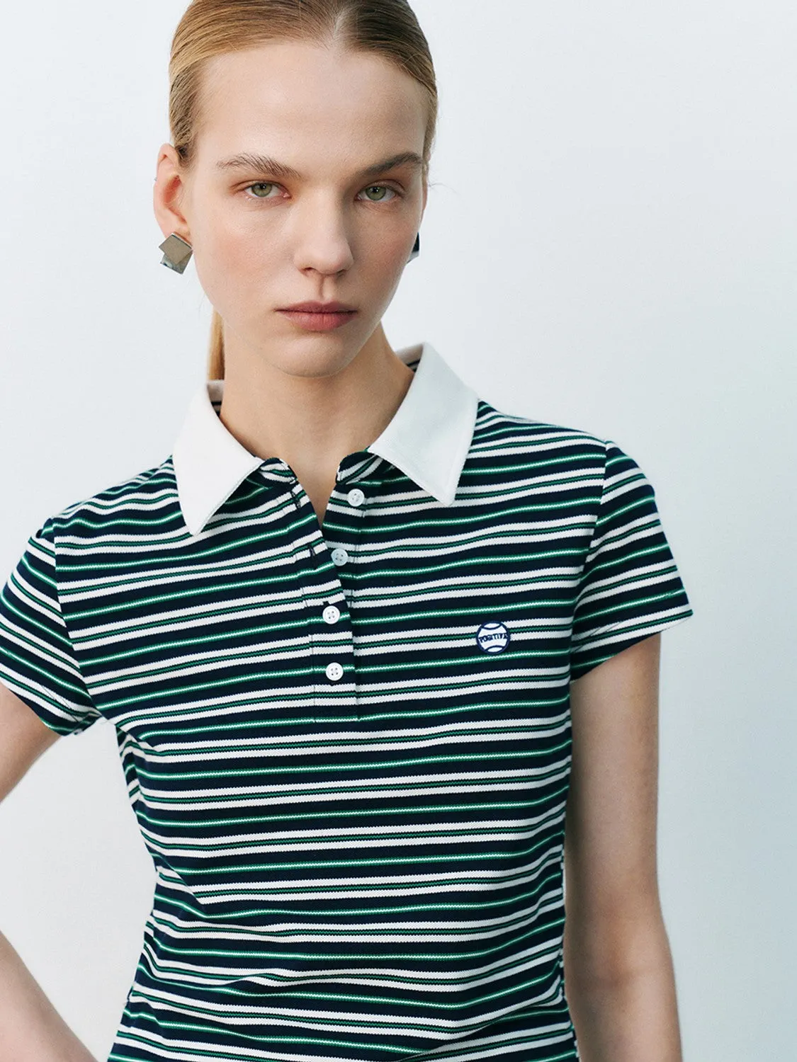 Skinny Striped Polo Shirts sold by Urban Revivo product image thumbnail 5