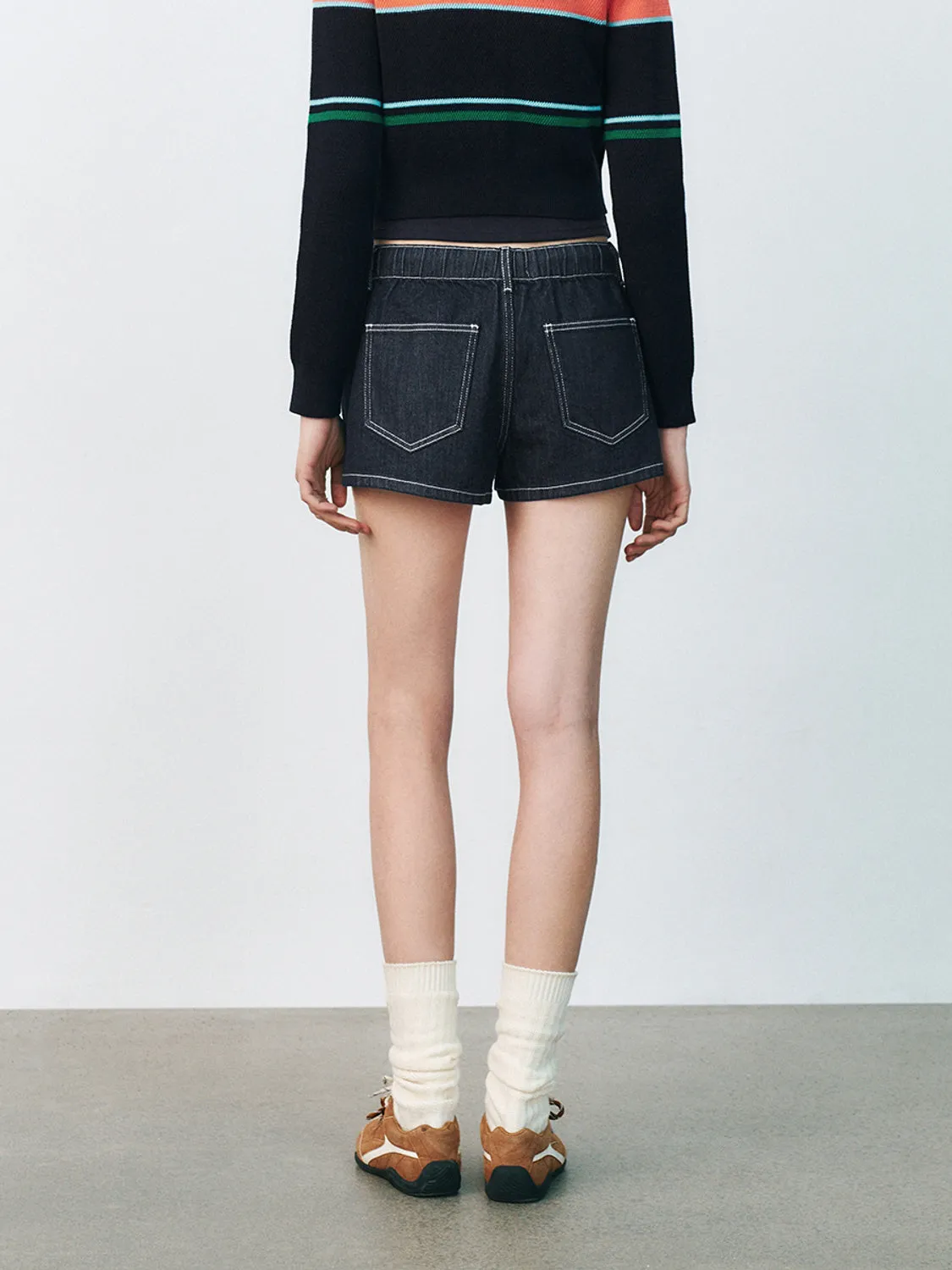 Urban Denim Shorts sold by Urban Revivo product image thumbnail 3